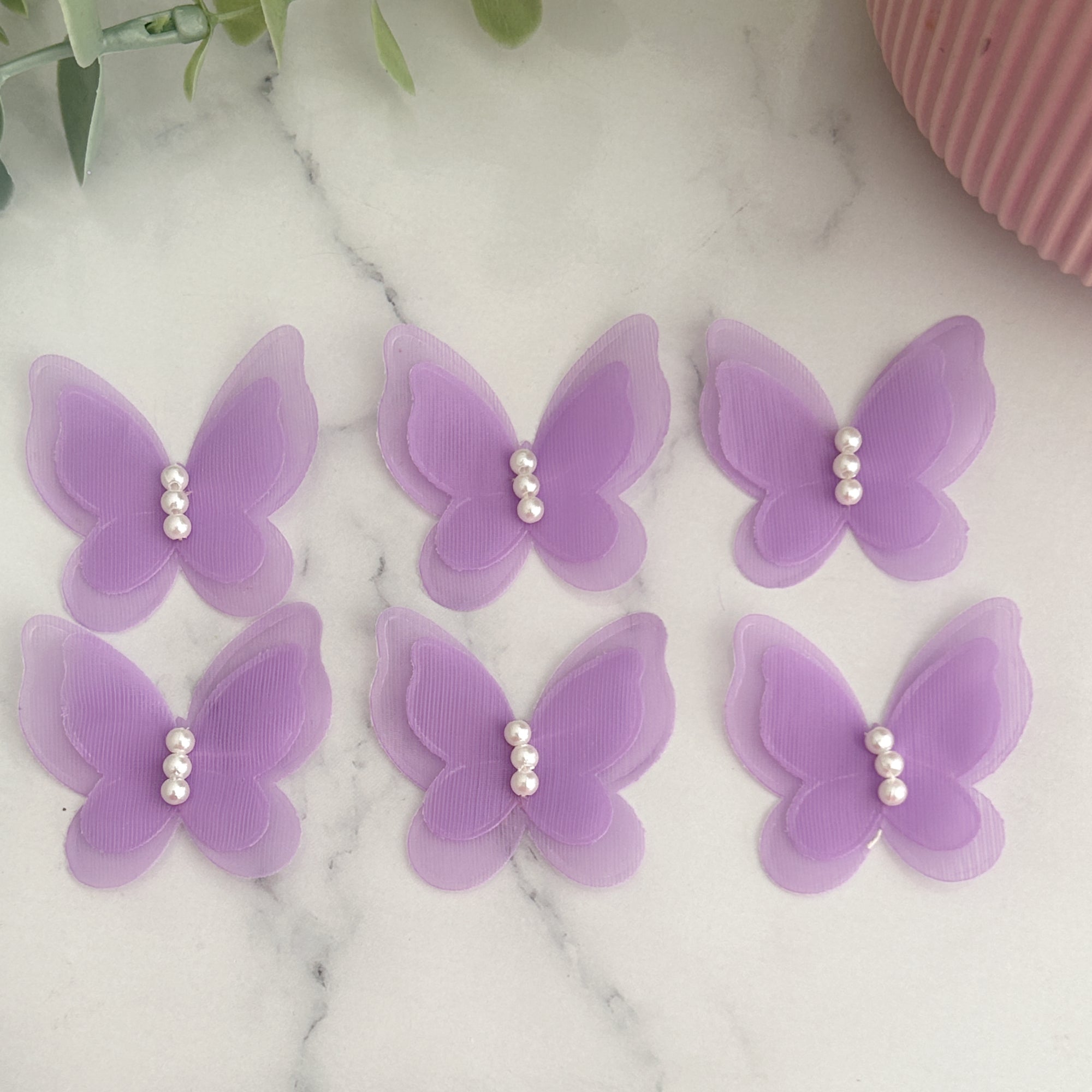 Sweet Butterflies (Pack of 6) Embellishments