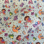 Explorer Girl Printed Faux Leather Sheets