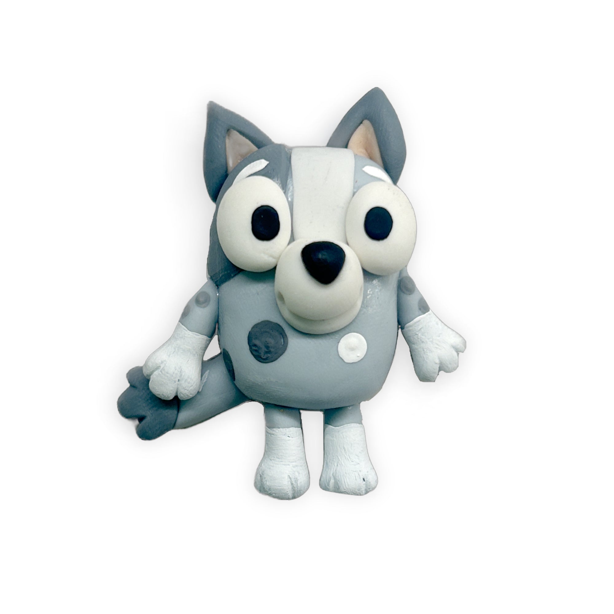 Crazy Pup Clay Embellishment