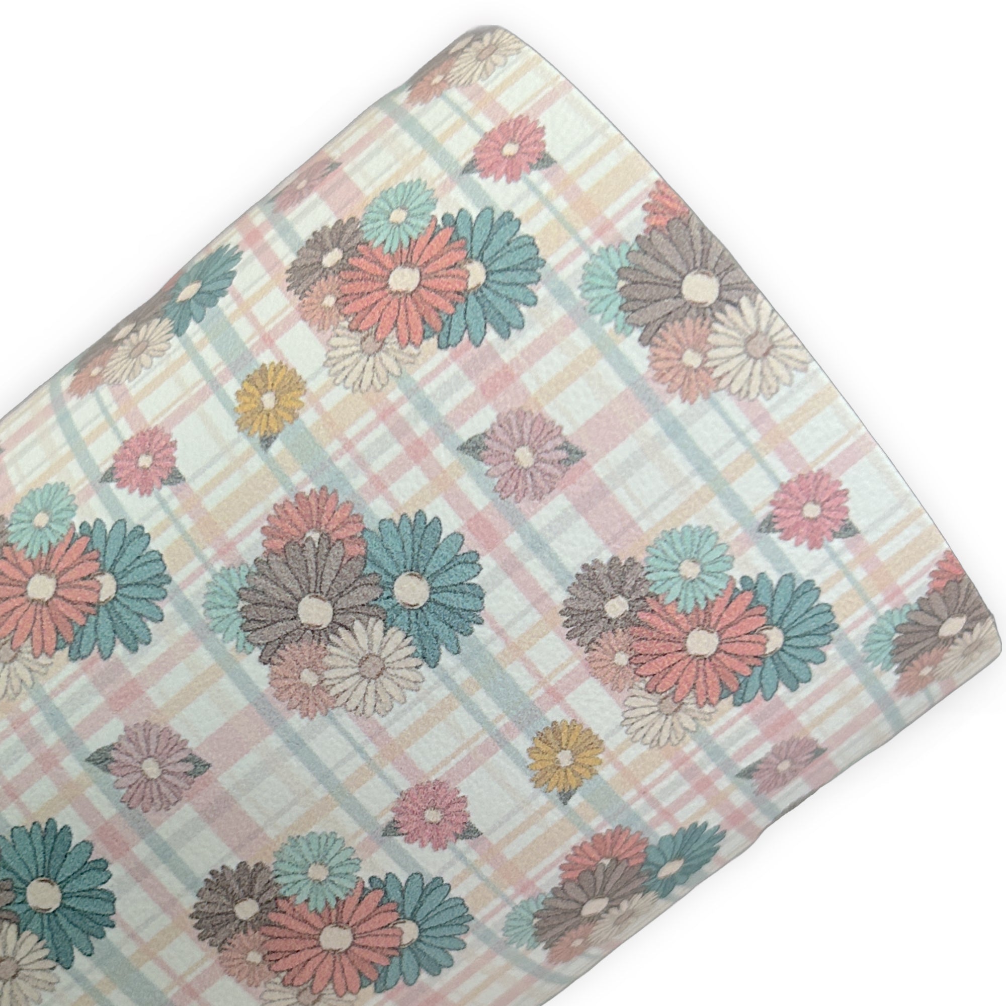Country Floral Printed Faux Leather Sheets