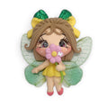 *REDUCED TO CLEAR* Flower Fairy Clay Embellishment
