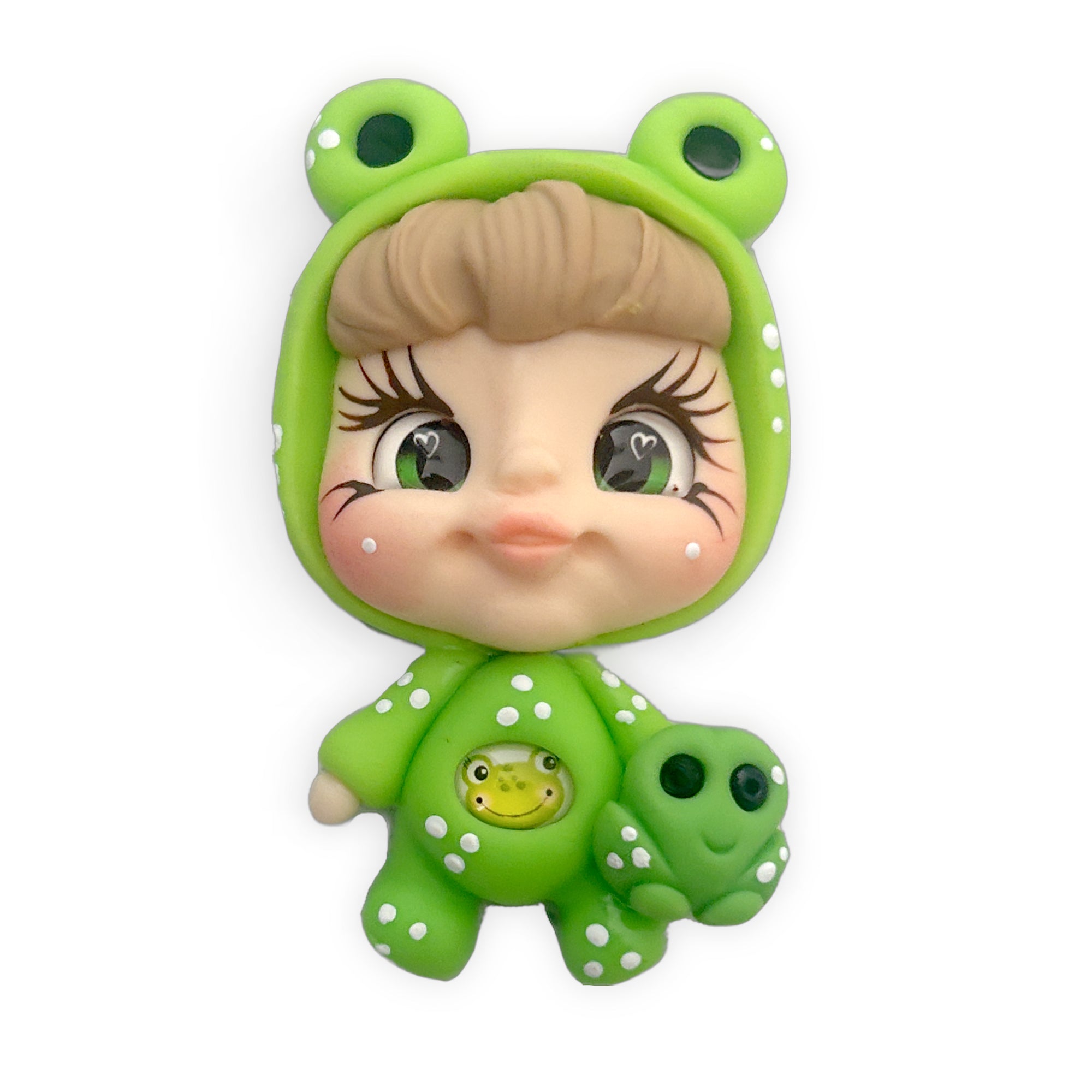 Baby Frog Clay Embellishment