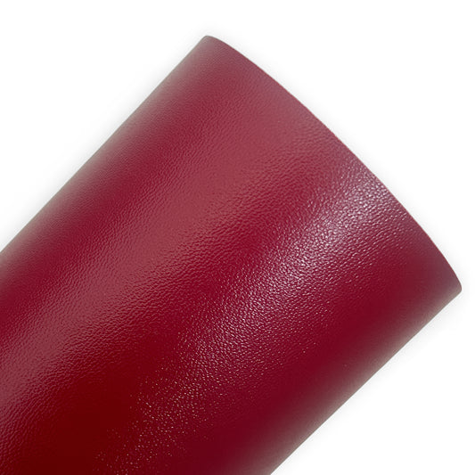 Burgundy Smooth Faux Leather Sheets