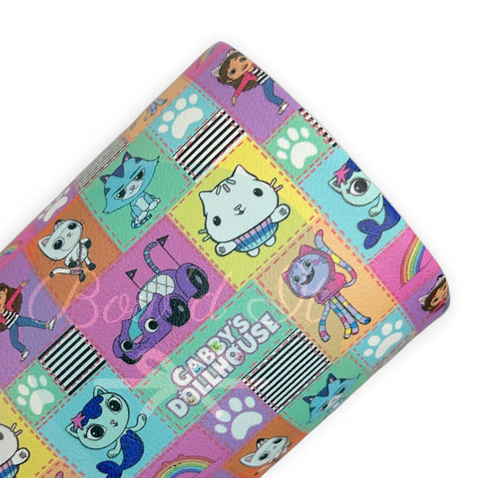 Kitty House & Friends Printed Faux Leather Sheets