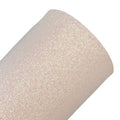White Fine Glitter Faux Leather Sheet – Ideal for Crafting Hair Bows, Keychains & Accessories