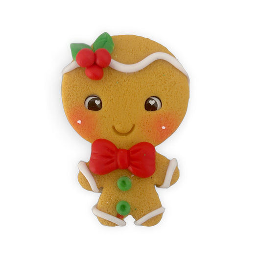 Gingerbread Christmas Clay Embellishment