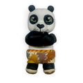 Fighting Panda Clay Embellishment