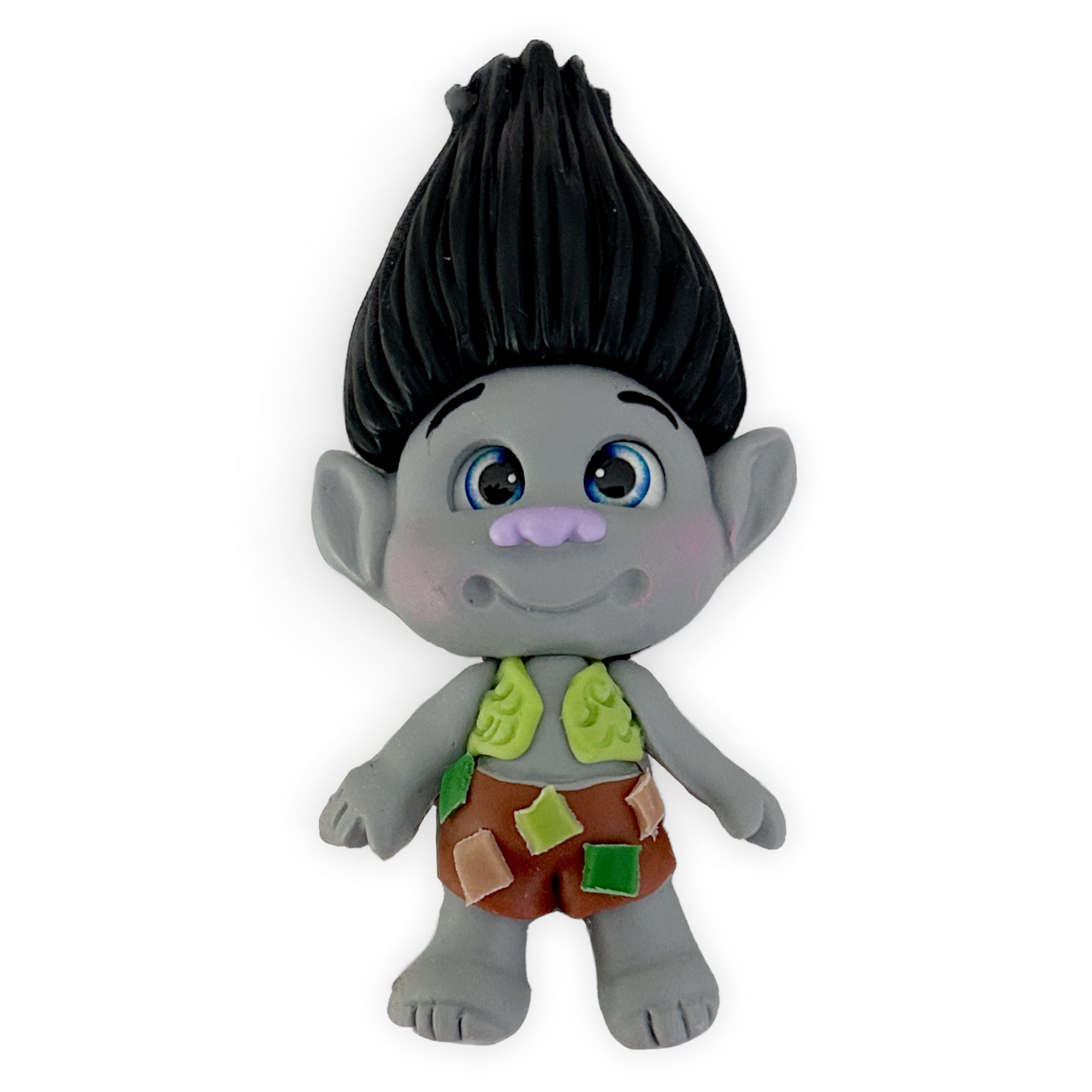 Grey Gnome Clay Embellishment