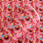 Red Street Monster (LIMITED) Printed Faux Leather Sheets