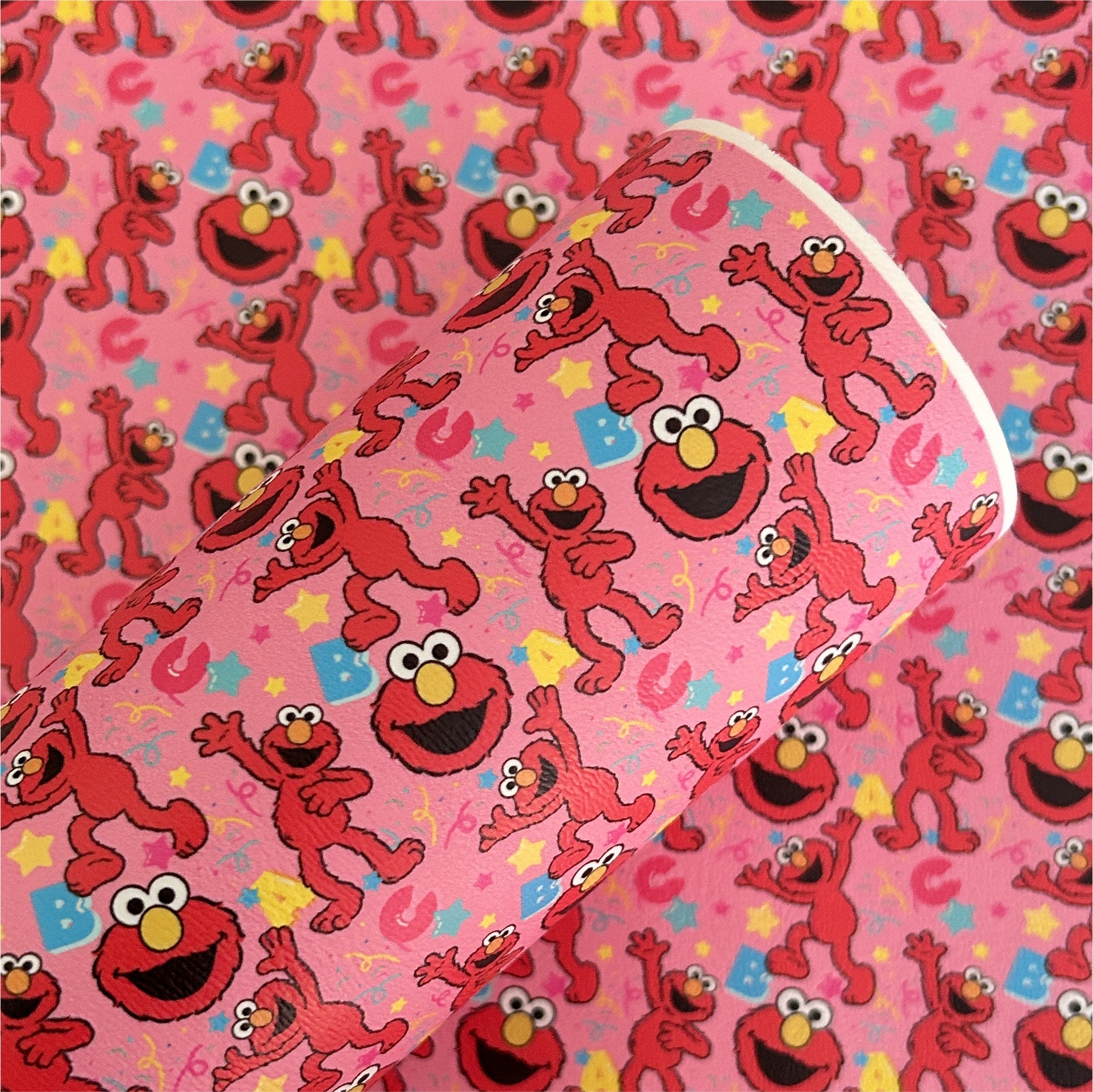 Red Street Monster (LIMITED) Printed Faux Leather Sheets