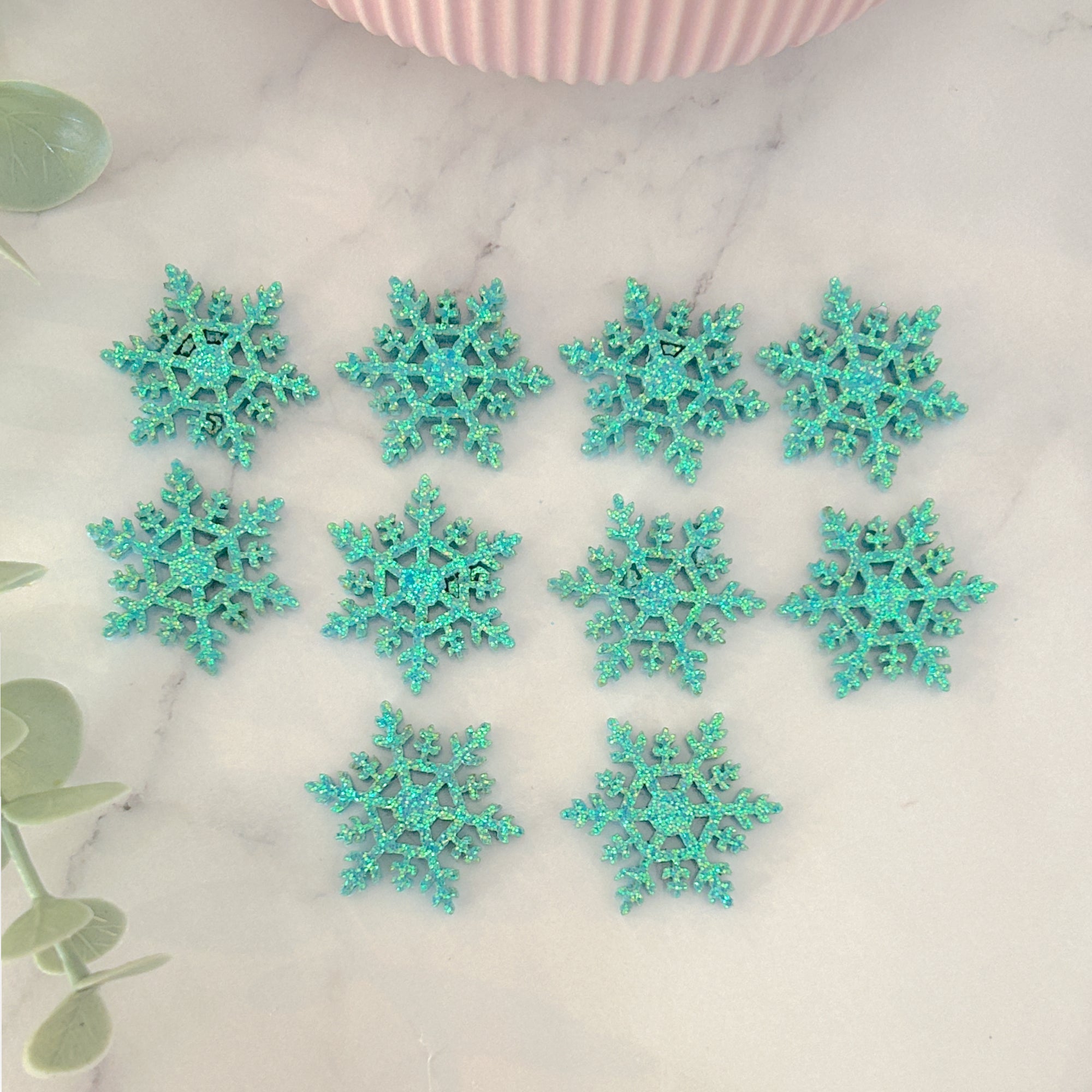 Snowflake Embellishments (Pack of 10)