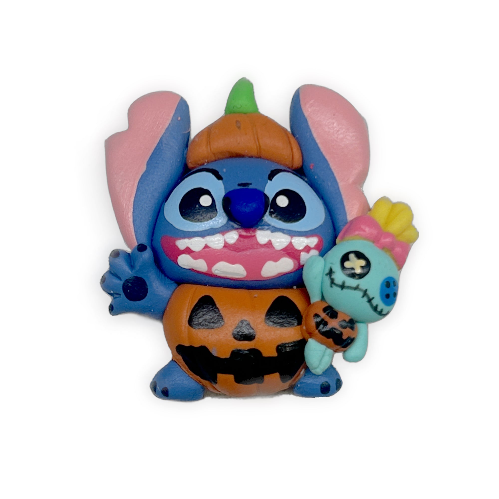 626 Halloween Pumpkin Clay Embellishment