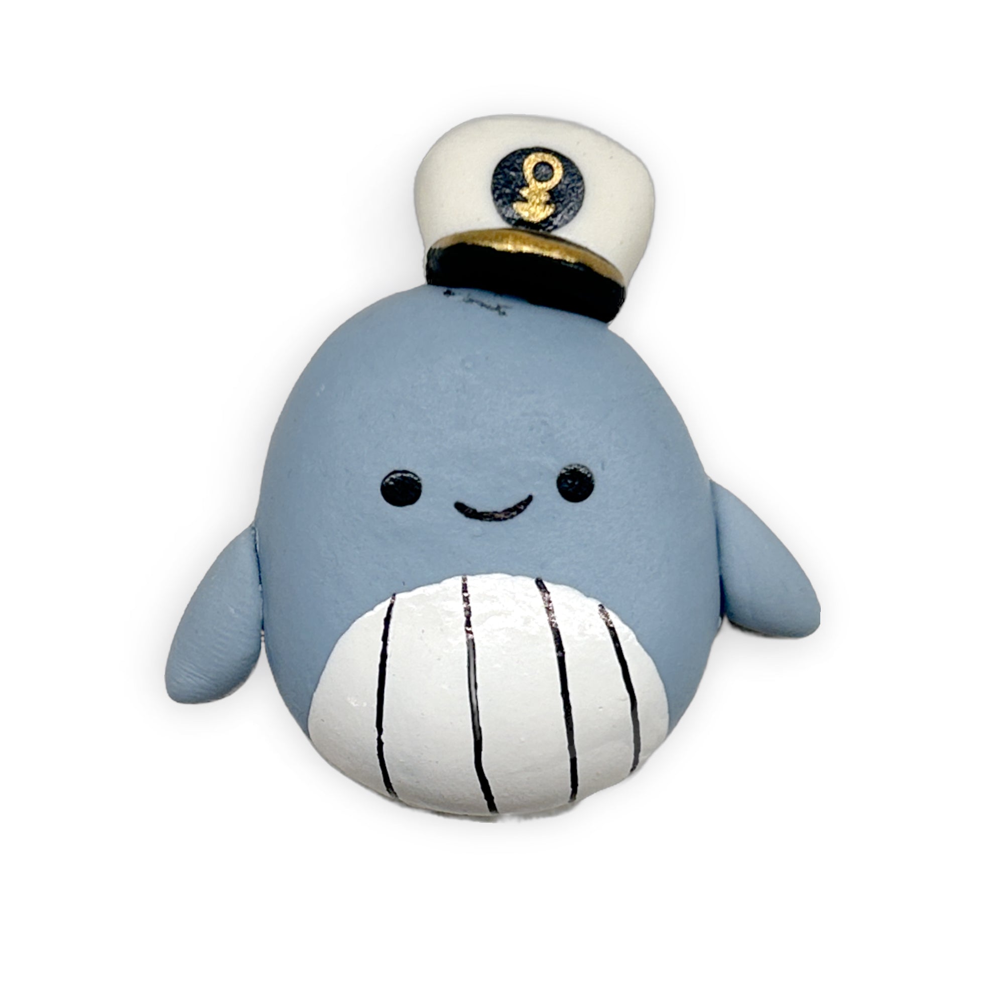 Whale Squish Clay Embellishment