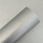 Silver Pearl Litchi Faux Leather Sheets