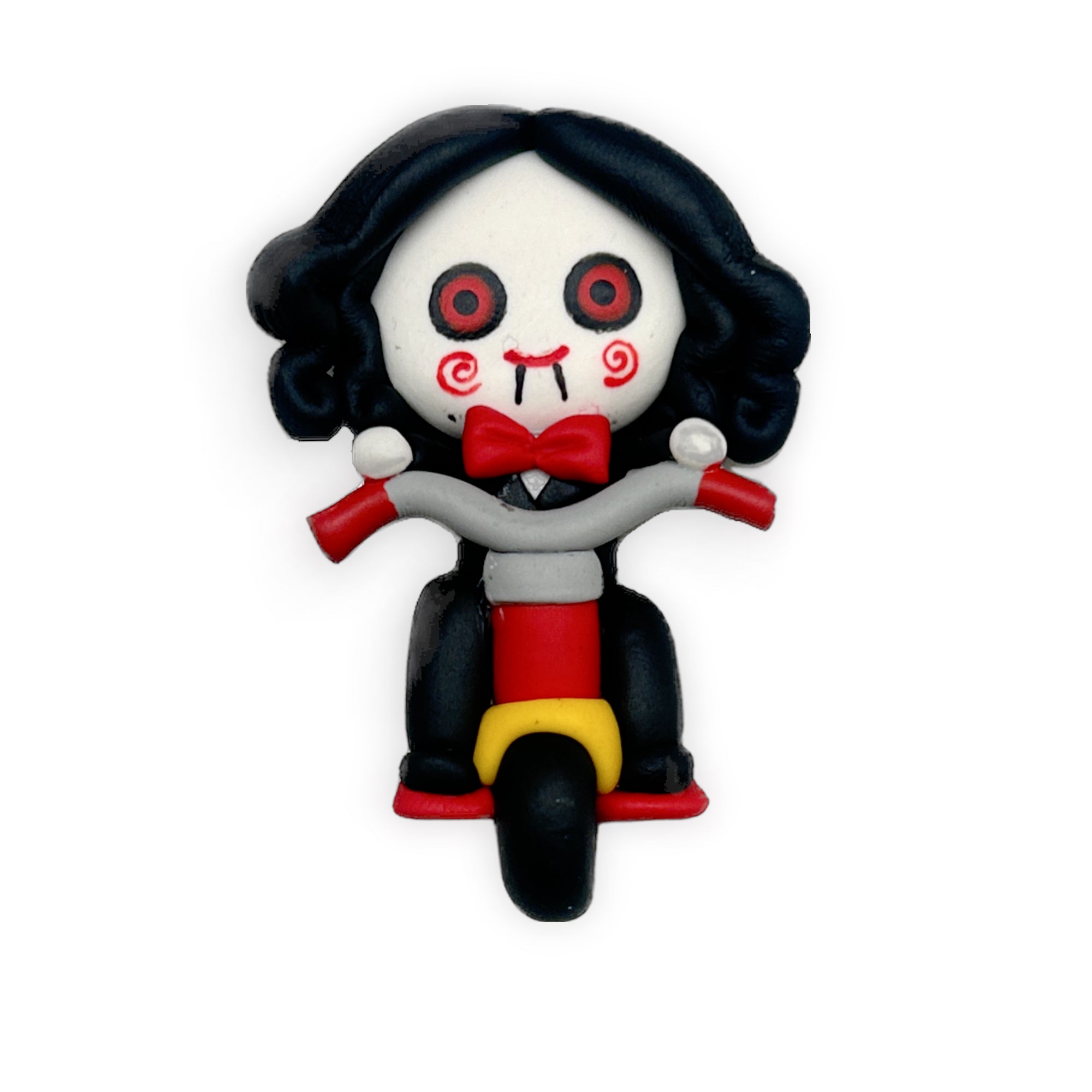 Scary Doll Halloween Clay Embellishment