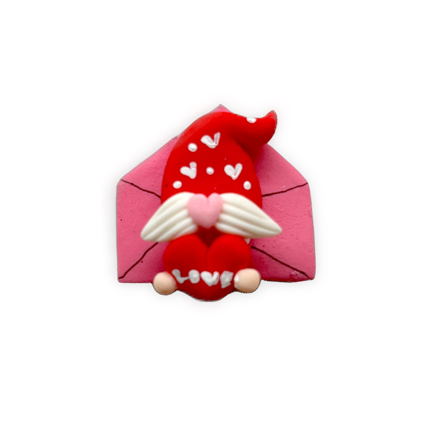 Love Letter Gnome Clay Embellishment