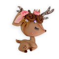 Deer Animal Clay Embellishment