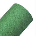 Green Fine Glitter Leather Sheets