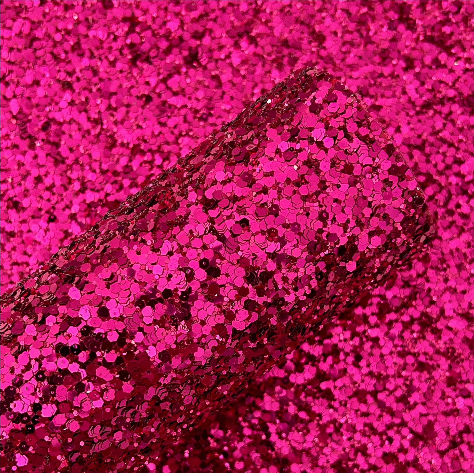 Magenta Classic Chunky Glitter Leather Sheets