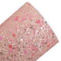 Blush Bliss Mixed Chunky Glitter Sheets