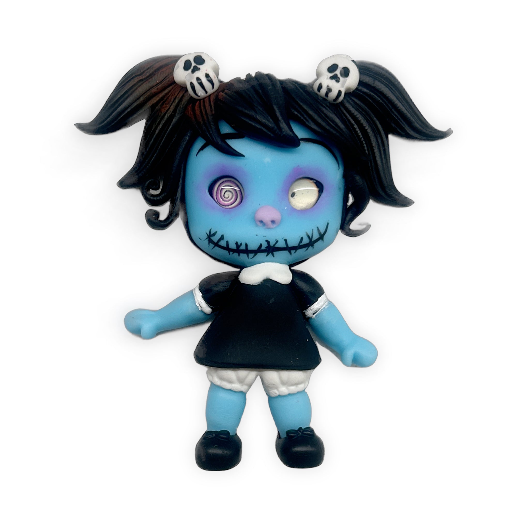 Halloween Blue Zombie Clay Embellishment