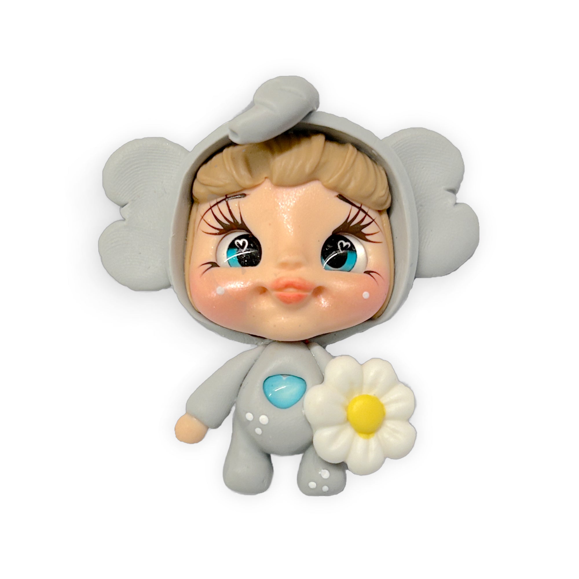 Baby Elephant Animal Clay Embellishments
