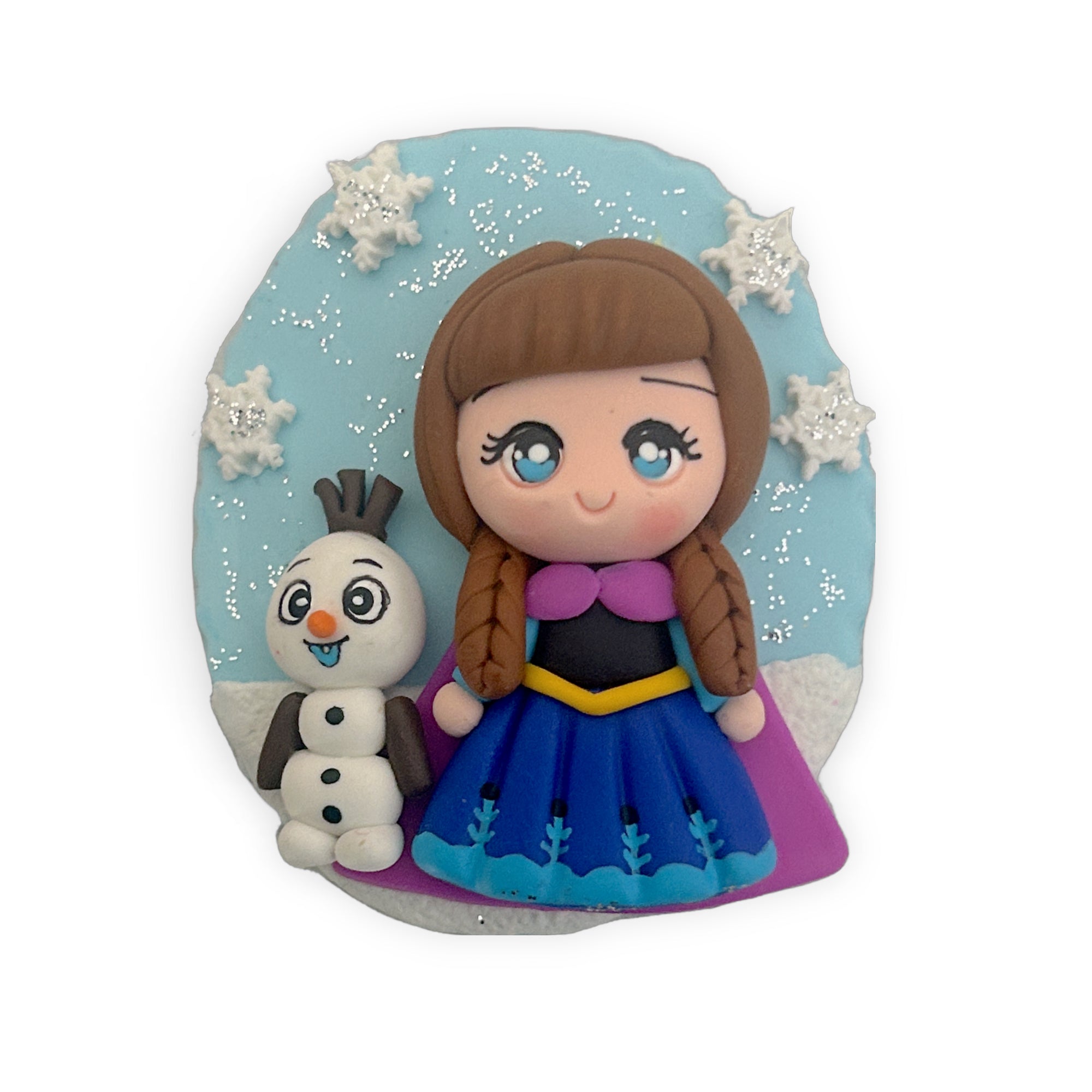 Icy Princess Sister Cameo Clay Embellishment