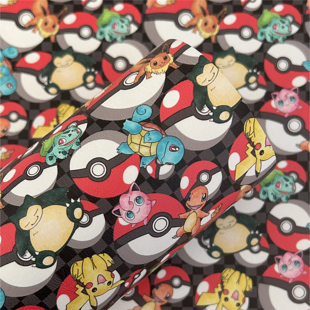 Game Monster Printed Faux Leather Sheets