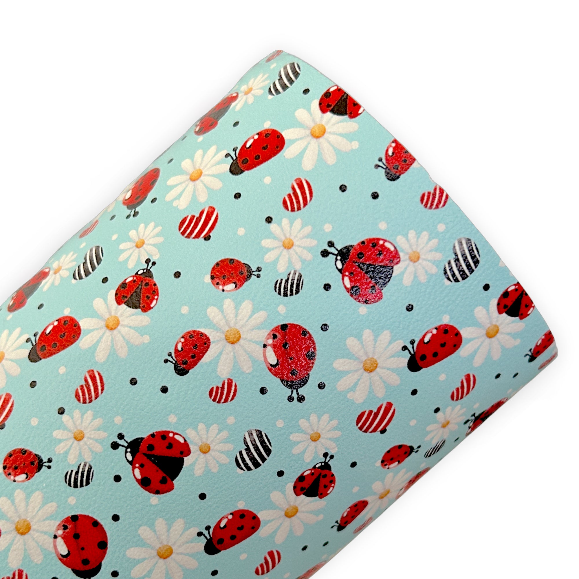 Ladybug Printed Faux Leather Sheets