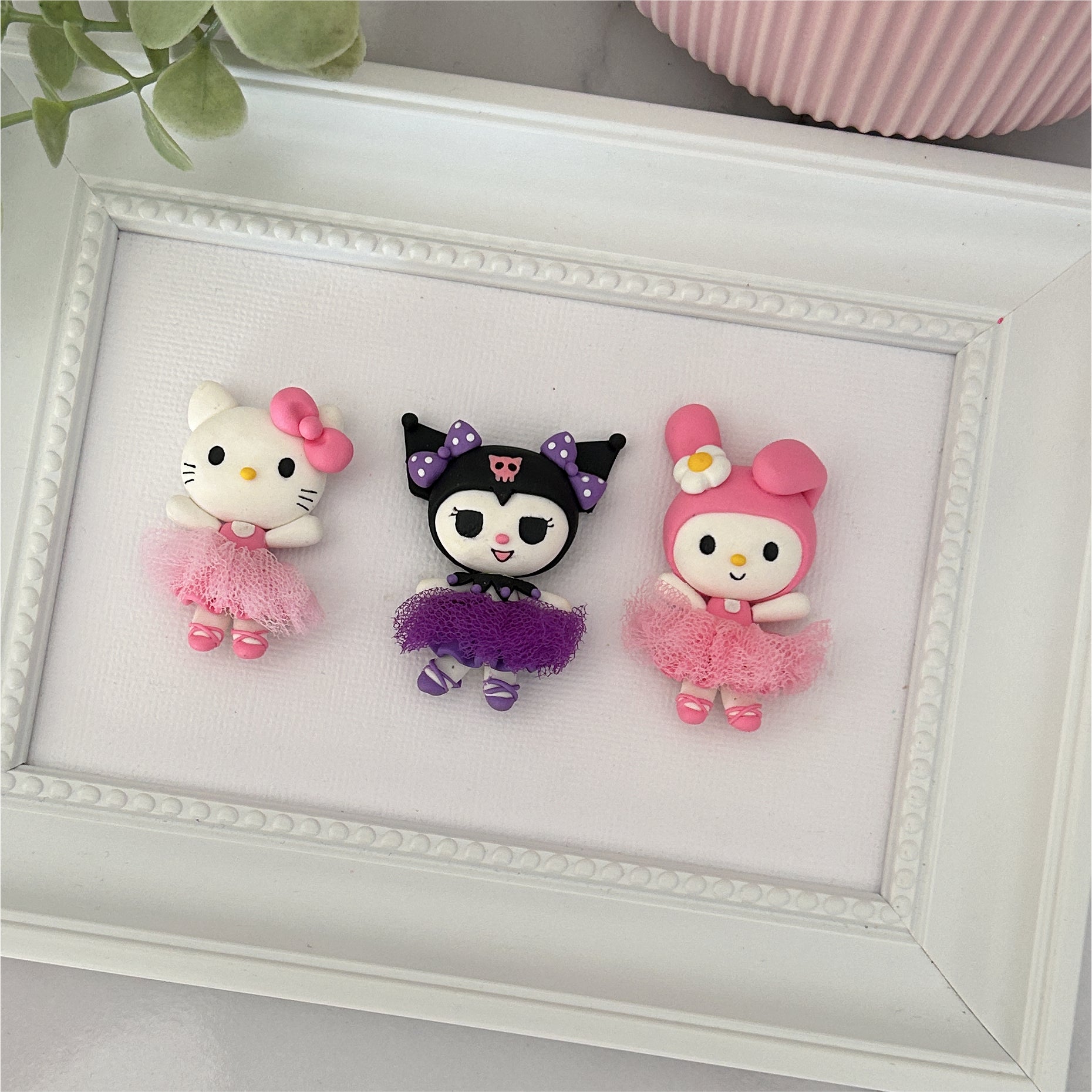 Kitty and Friends Ballet Clay Embellishment