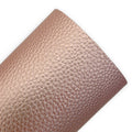 Rose Gold Pearl Litchi Faux Leather Sheets