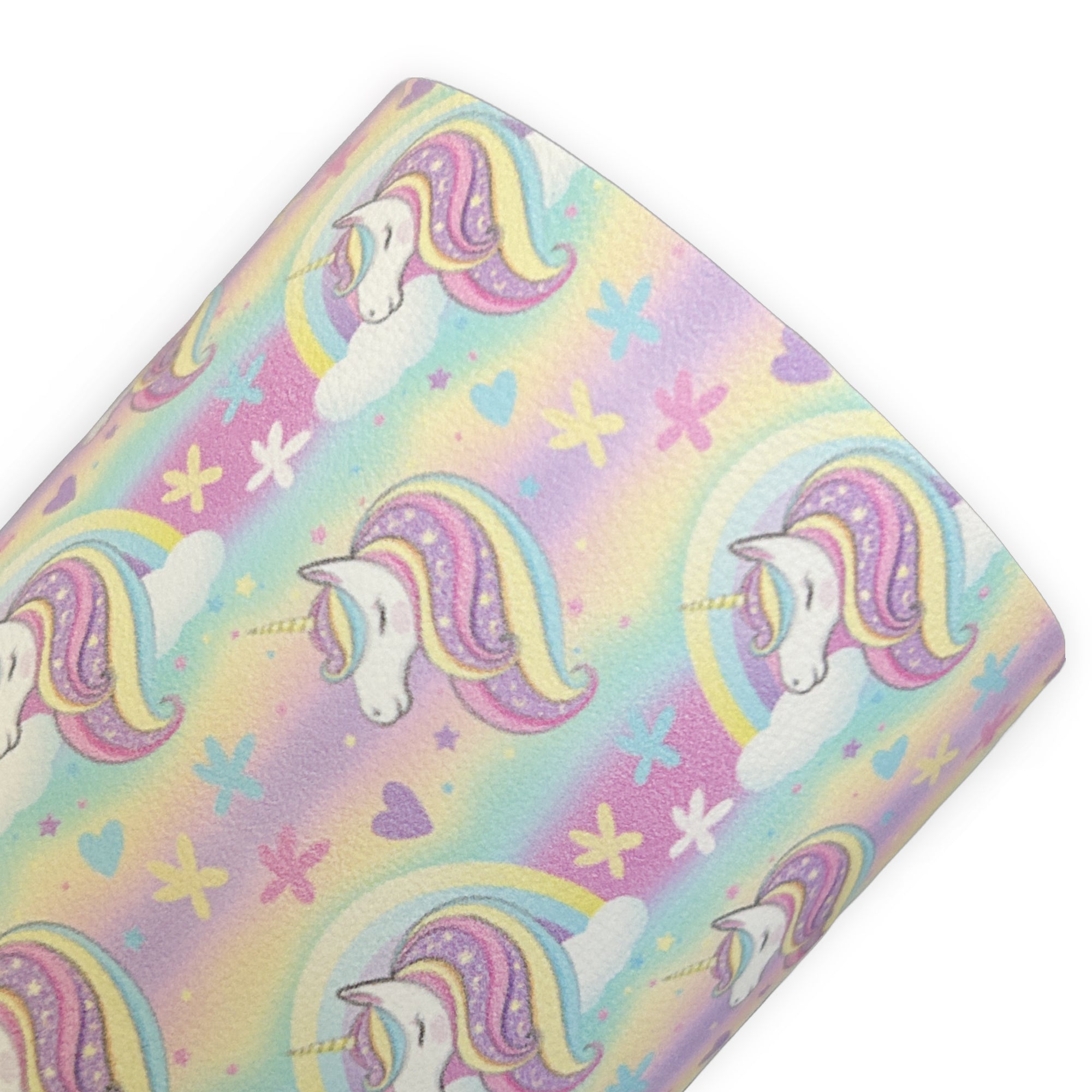 Rainbow Unicorn Printed Faux Leather Sheets