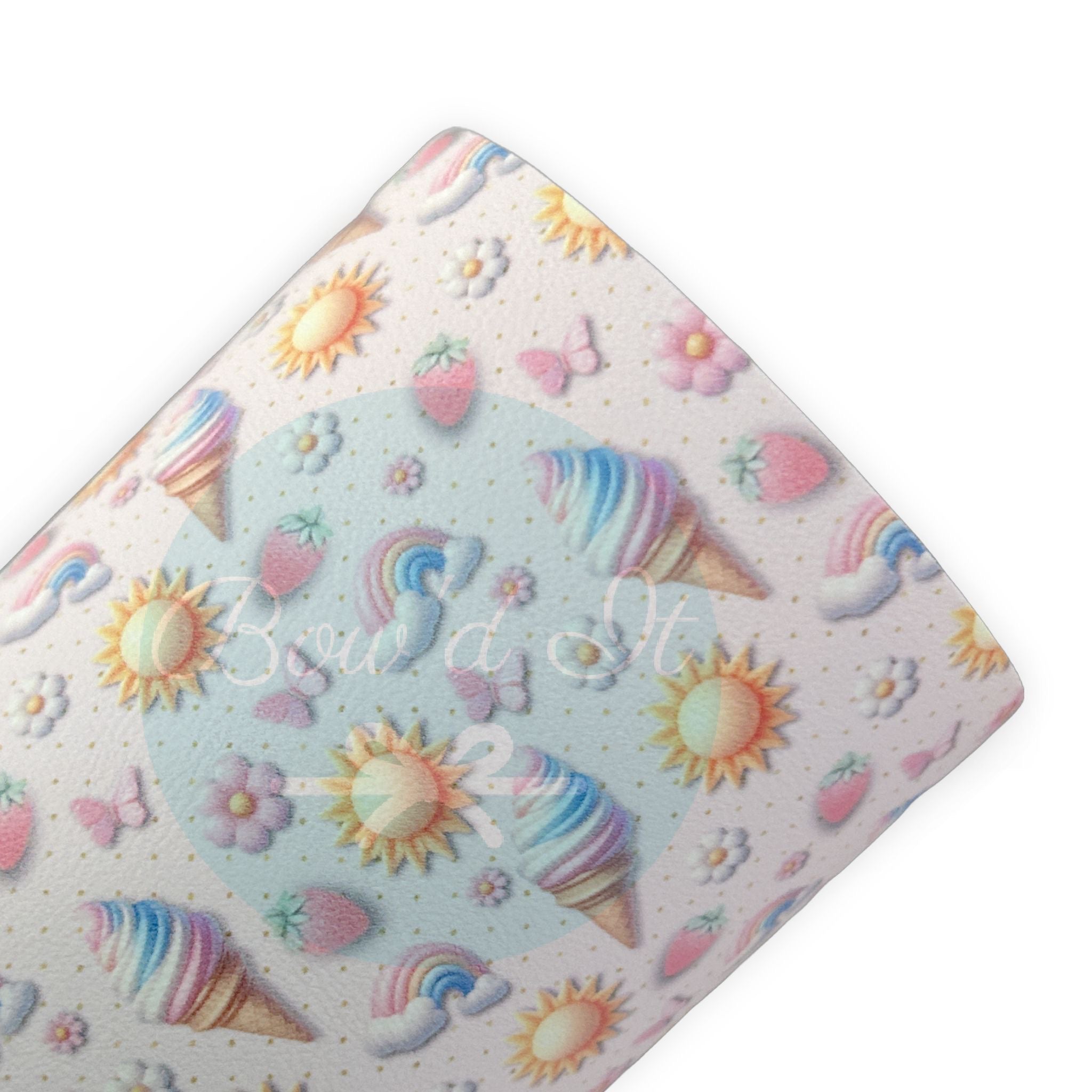 Summer Fun Printed Faux Leather Sheets