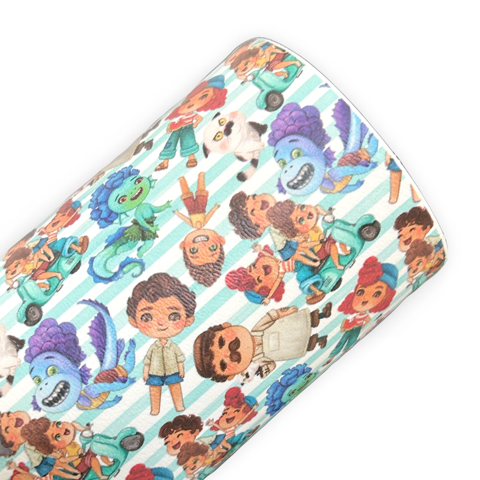 Water Monster Boy Printed Faux Leather Sheets