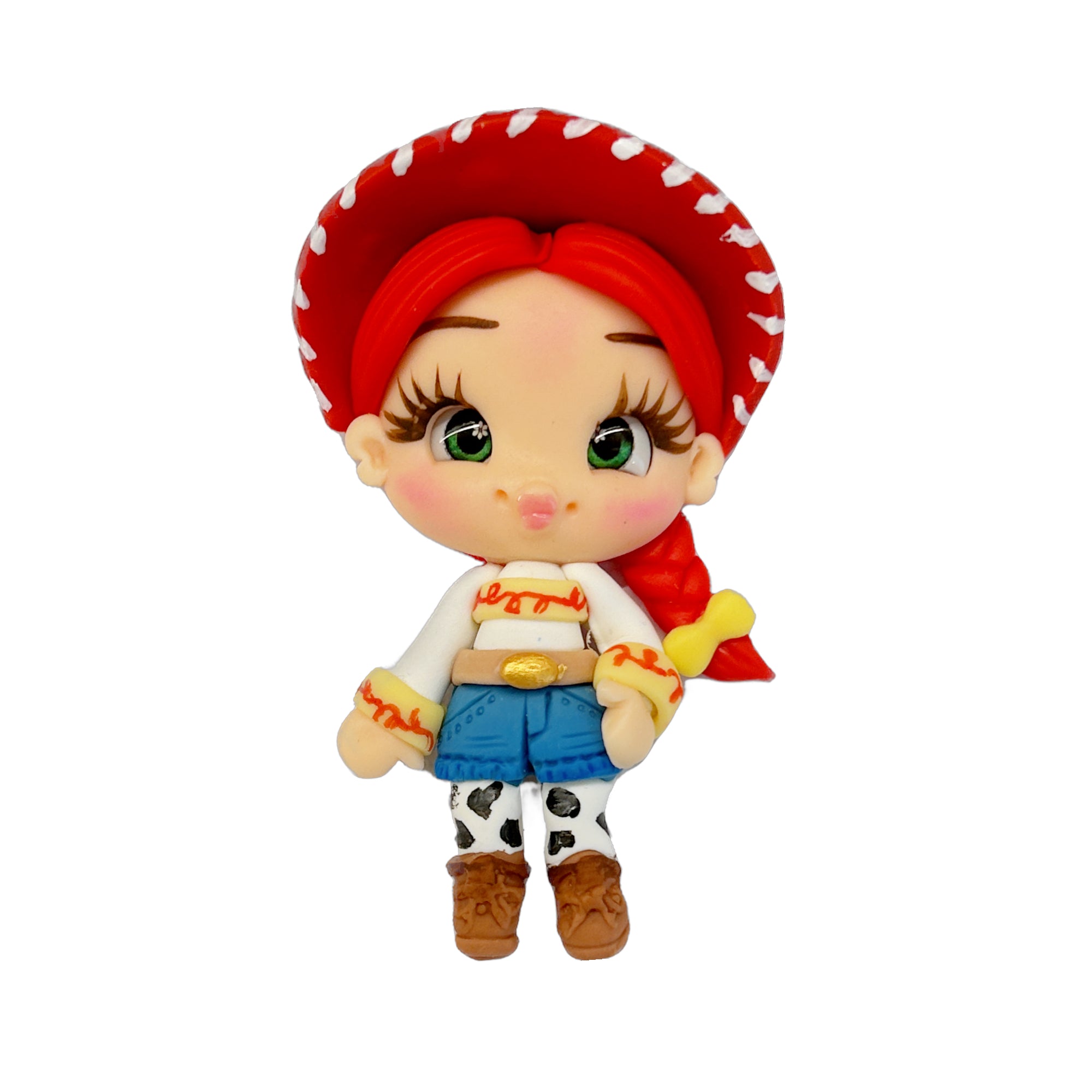 Toy Cowgirl Clay Embellishment