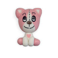 Blue Pup Pink Toy Clay Embellishment