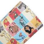 Lions Printed Faux Leather Sheets