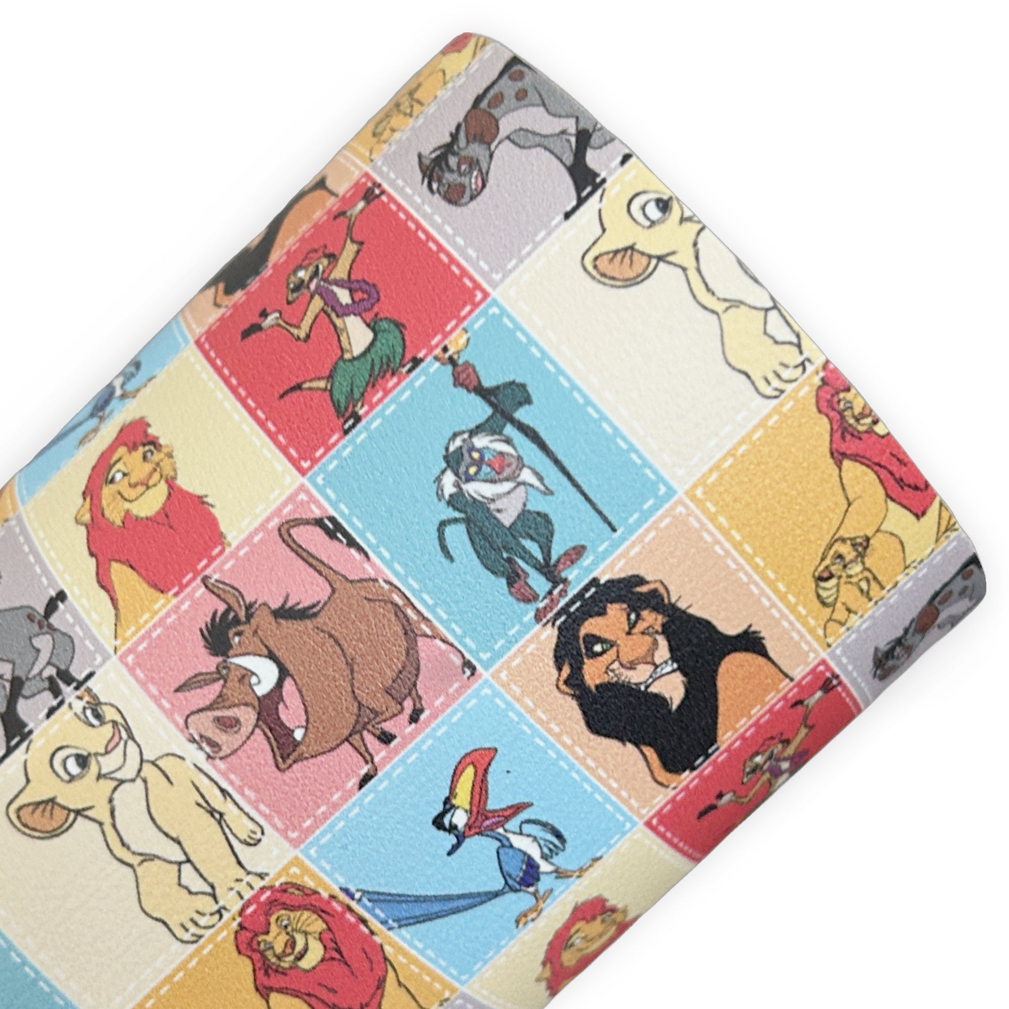 Lions Printed Faux Leather Sheets