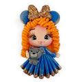 Red Hair Princess Series 2 Clay Embellishment