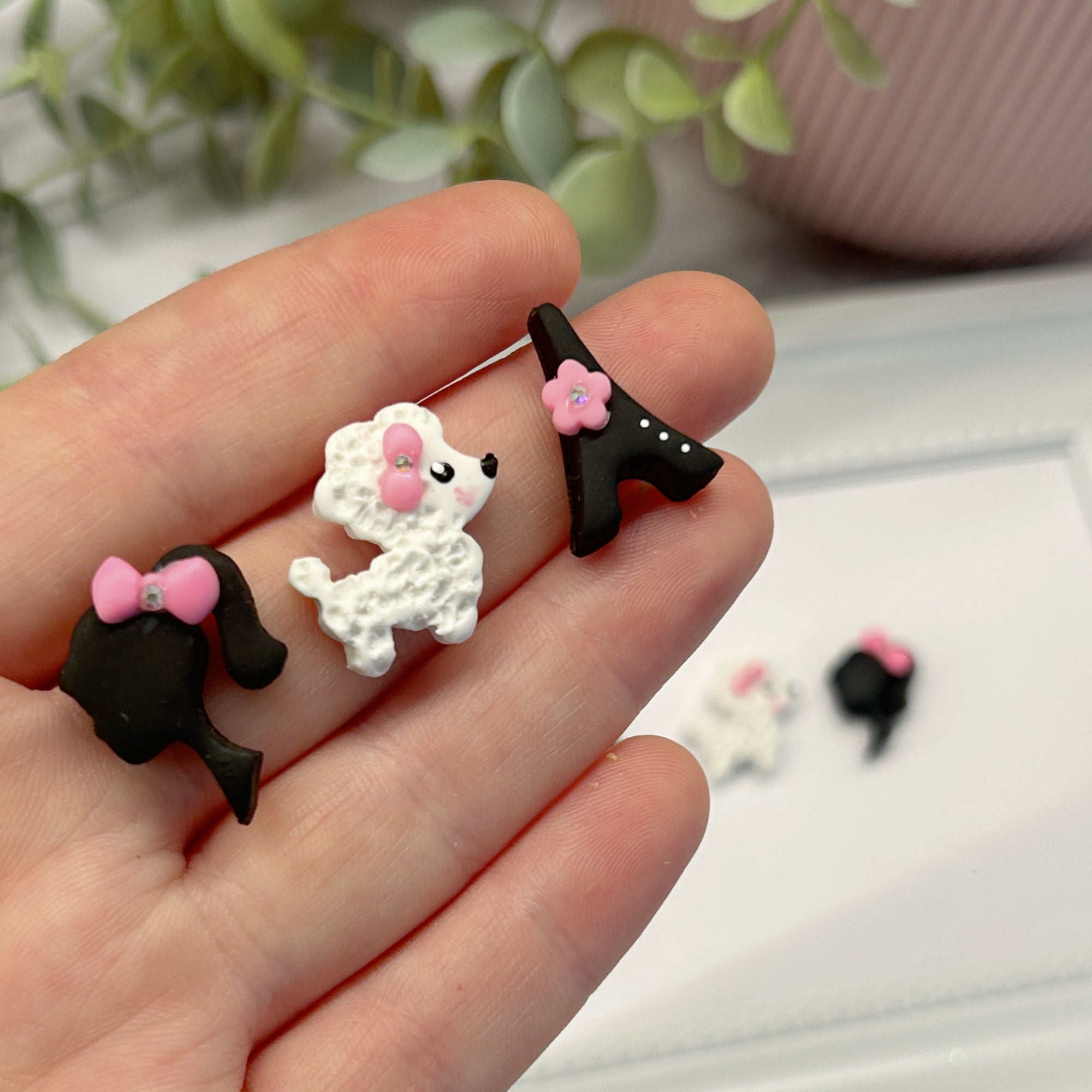 All Things Pink Miniature Bundle Clay Embellishment