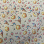 Summer Fun Printed Faux Leather Sheets