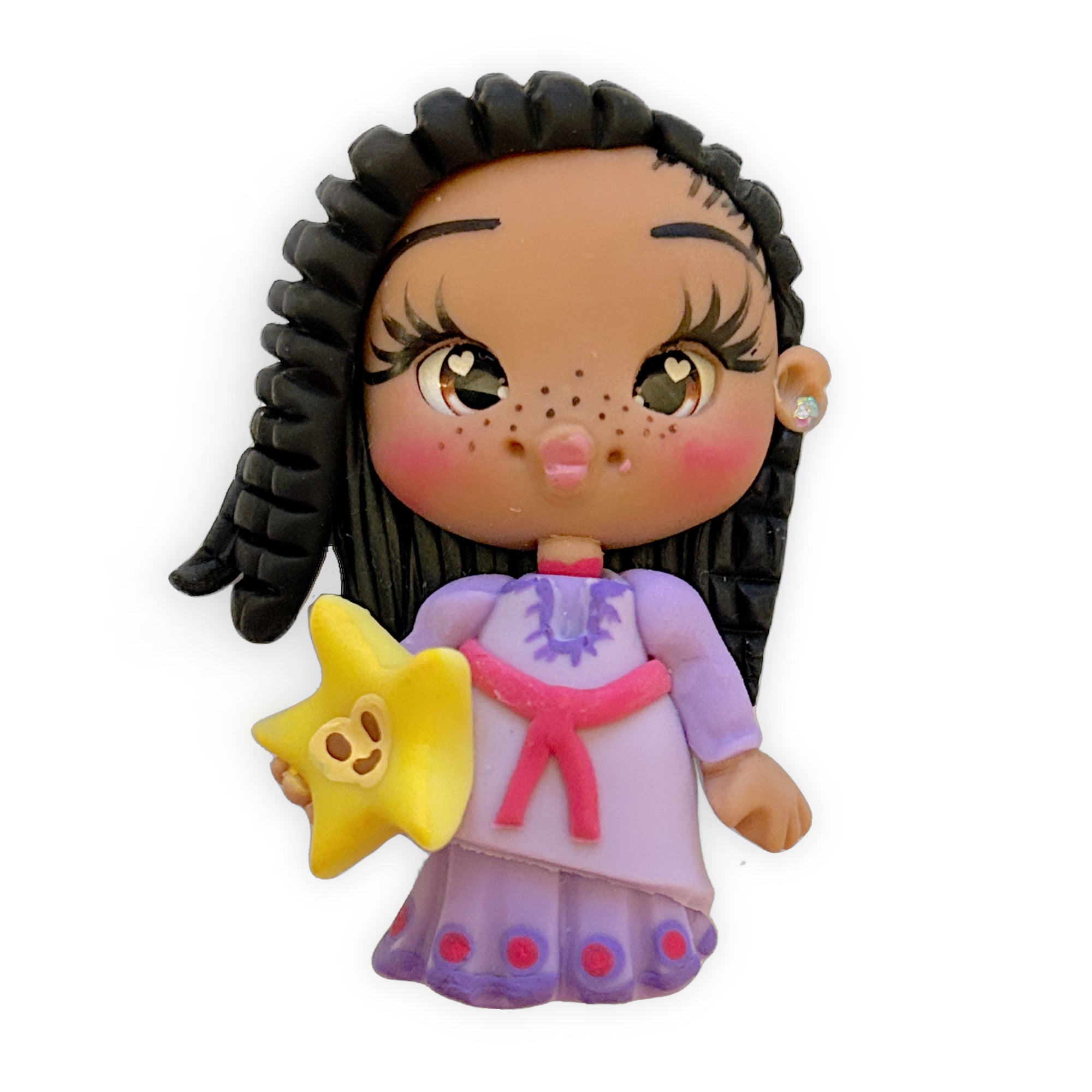 Wish and Star Clay Embellishment