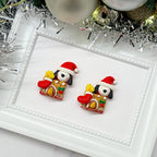 Peanuts Chimney Christmas Cameo Clay Embellishment