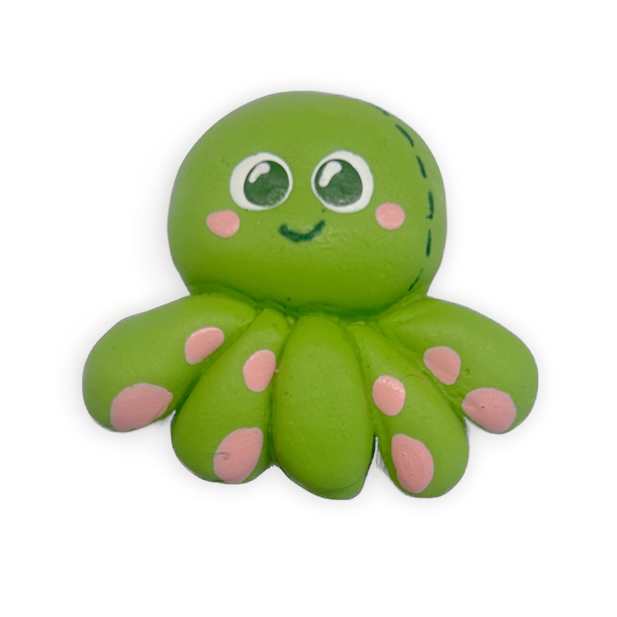Blue Pup Toy Octopus Clay Embellishment