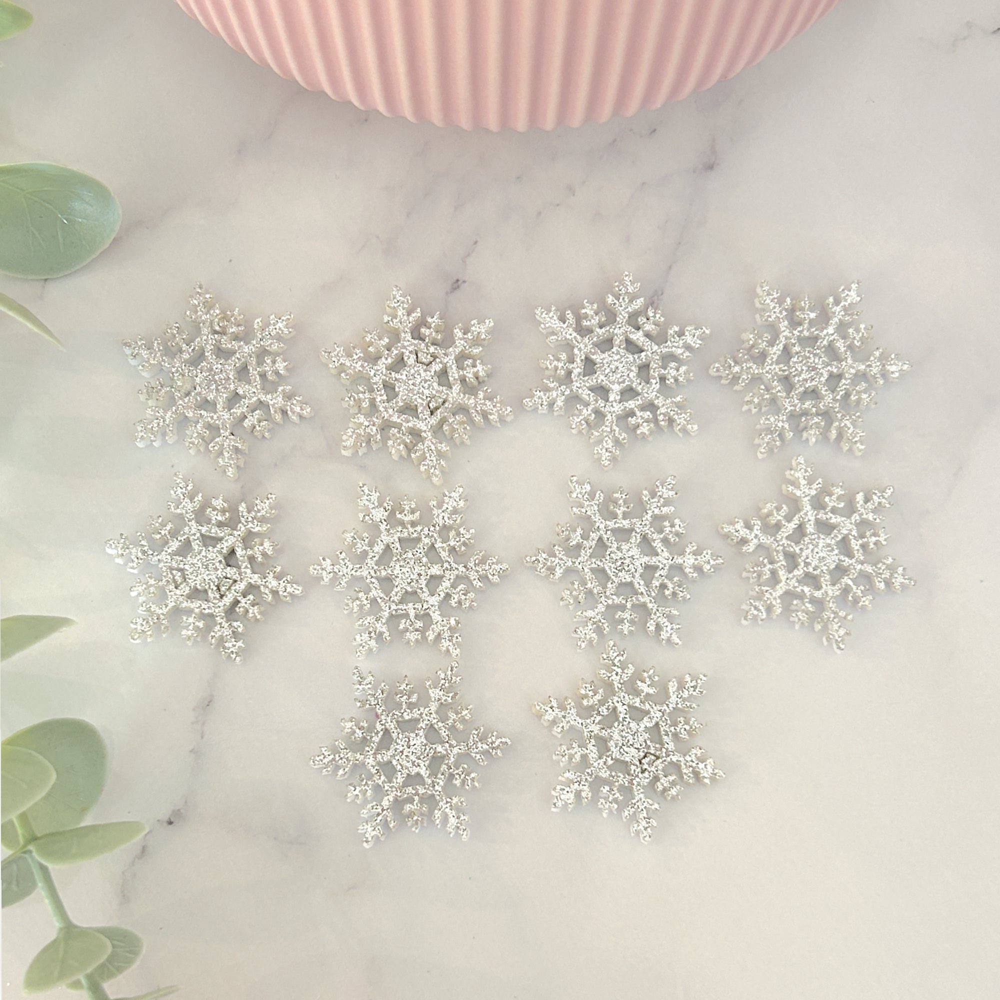 Snowflake Embellishments (Pack of 10)