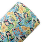 Folktale Princess Printed Faux Leather Sheets