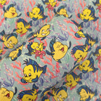 Fish Friend Printed Faux Leather Sheets