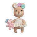 Teddy Bear Clay Embellishment