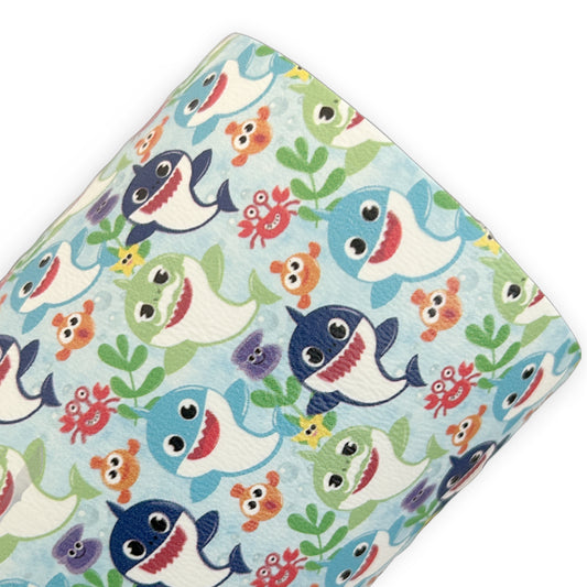 Shark Family Printed Faux Leather Sheets