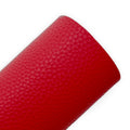 Red Litchi Faux Leather Sheets
